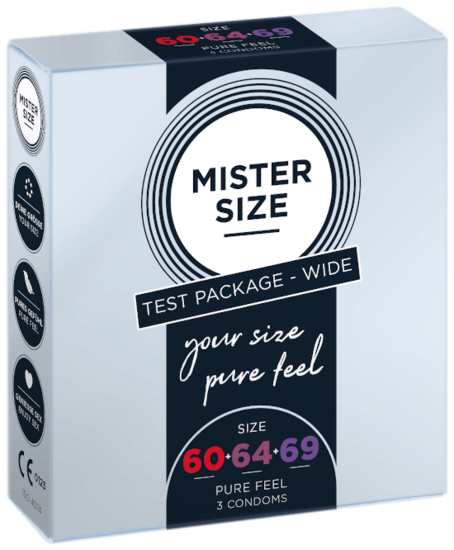 MISTER SIZE Wide test pack 60-64-69 (3 condoms)